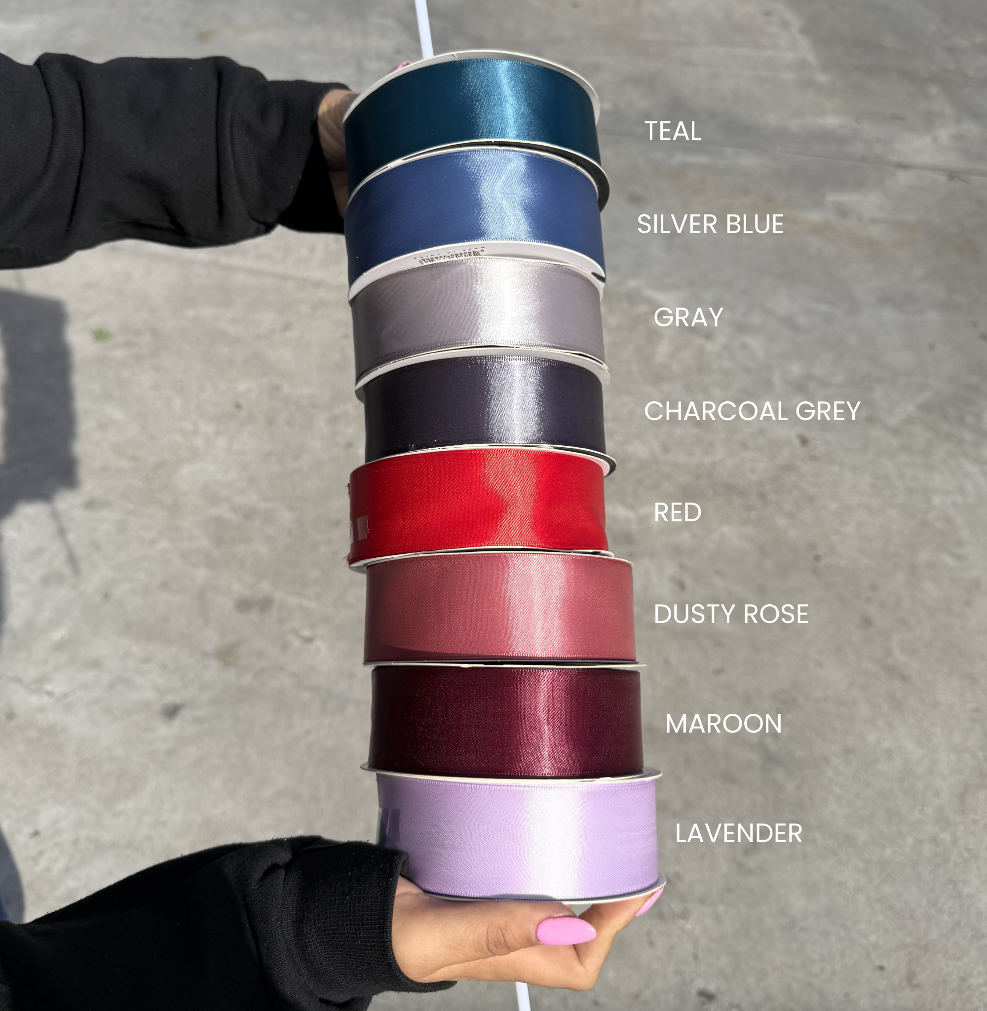 1.5 in satin ribbon