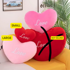 Small Heart throw pillow 12PCK